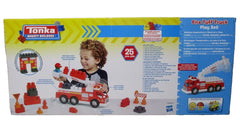 Tonka Mighty Builders Fire Tuff Truck Playset with Lights & Sounds