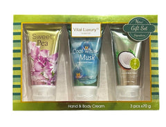 Vital Luxury Hand & Body Cream 3-Pack | 2.5 oz Each