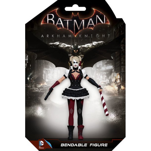 NJ Croce Batman Arkham Knight Harley Quinn 5-Inch Bendable Figure