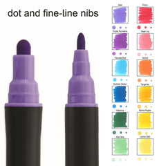 Leisure Arts Dot Art Comic Card Set with Markers & Envelopes, 36pc