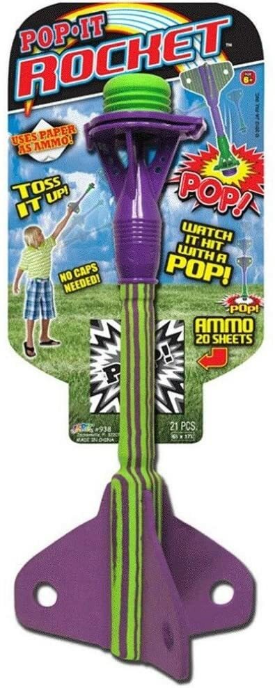 JA-RU Pop It Rocket Fidget Sensory Toy