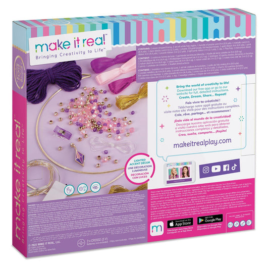 Make It Real DIY Lunar Dream Catcher Kit with Fairy Lights