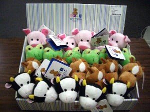 Baby Rattle Animals Set of 4 – Soft Sensory Shaker Toys