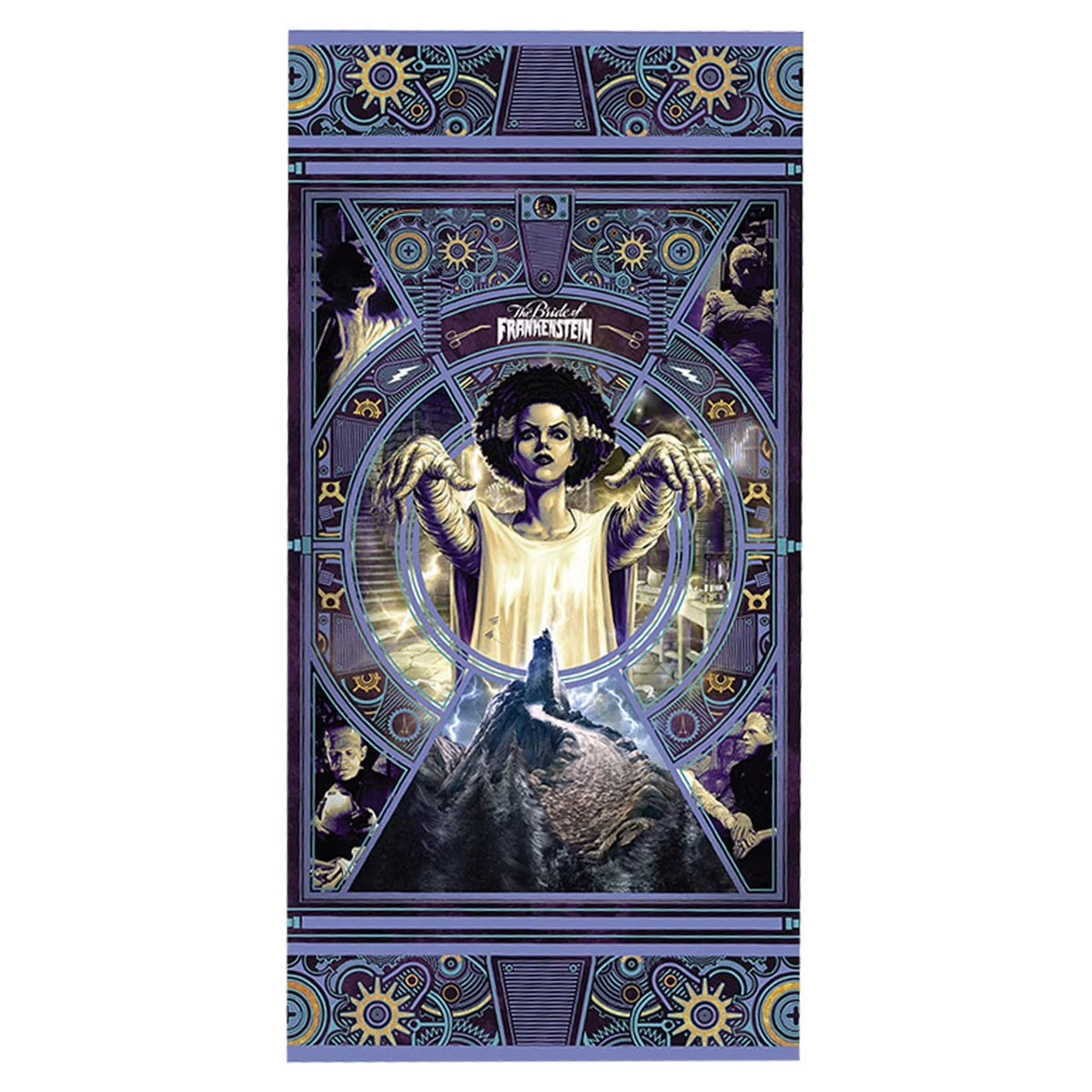 Factory Entertainment Universal Monsters Bride of Frankenstein Beach Towel, 30" x 60"