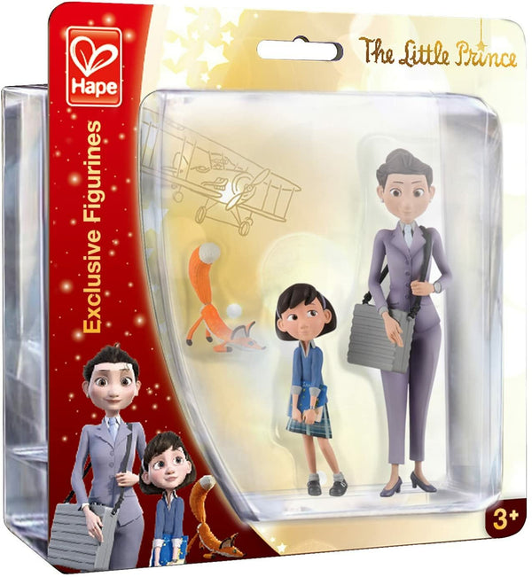 Hape The Little Prince Little Girl, Mom & Fox Toy Figures