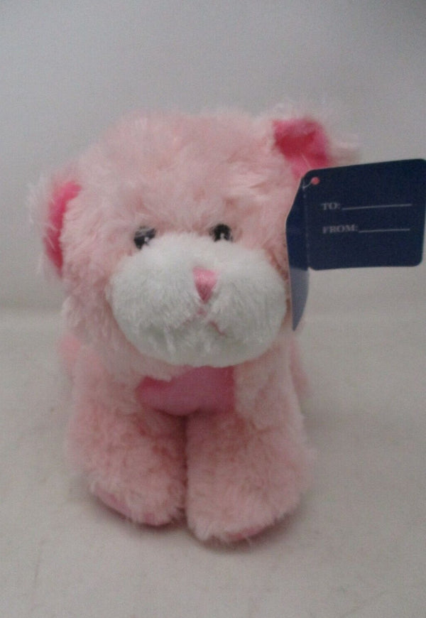 Beverly Hills Teddy Bear Company Pink Cub Rattle Plush Toy