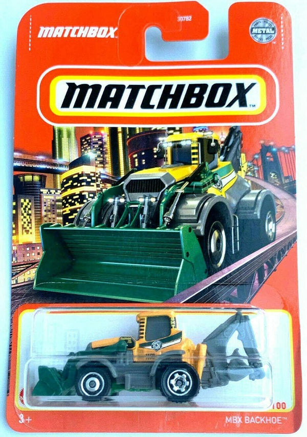 Matchbox MBX Backhoe Die-Cast Construction Vehicle #68/100