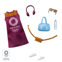 Barbie Olympic Tokyo 2020 Fashion Pack with 6 Accessories