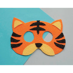 Leisure Arts Diamond Art Tiger Costume Foam Mask Kit
