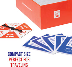 PlayMonster Never Have I Ever – Family Card Game with Paddles