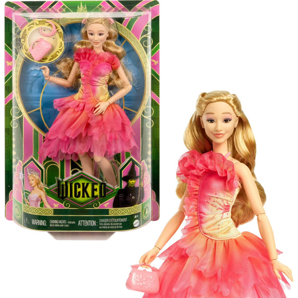 Mattel Wicked Glinda Fashion Doll with Removable Pink Dress