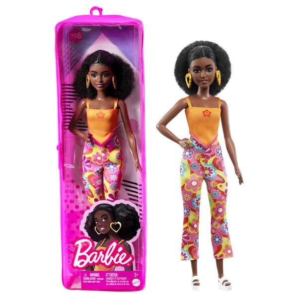 Barbie Fashionistas #198 Petite Doll – Retro Floral Look