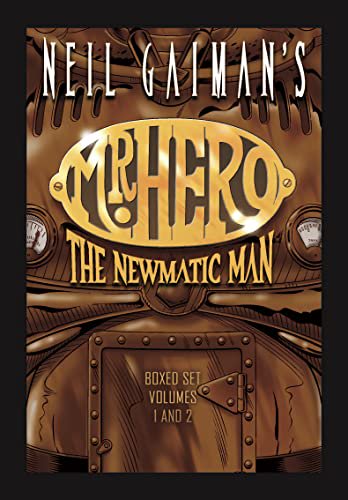 Neil Gaiman Mr. Hero Complete Comics Boxed Set Volumes 1 & 2