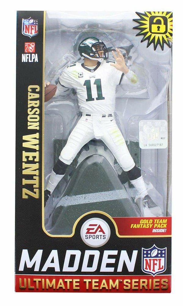 McFarlane Toys Carson Wentz Eagles Madden NFL 19 Ultimate Team Figure