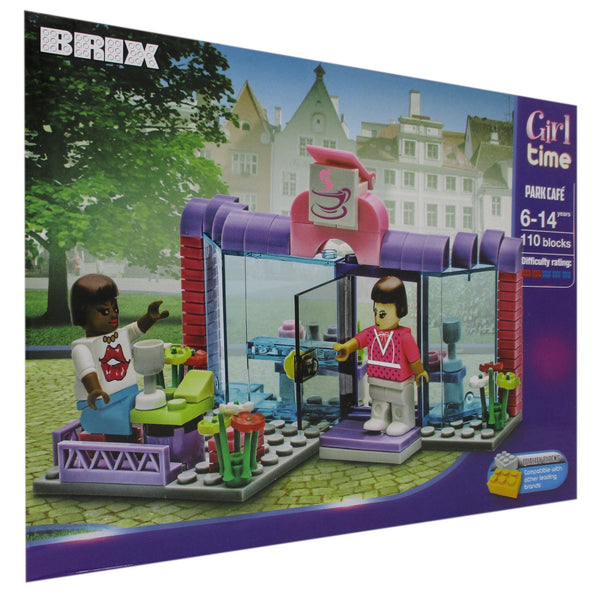 Brixx Girl Time Park Cafe 110-Piece Building Set