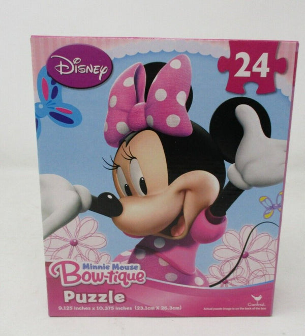 Cardinal Disney Minnie Mouse Bow-tique 24 Pc Puzzle