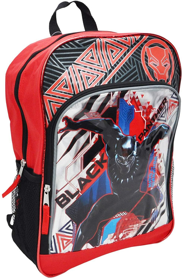 Black Panther King of Wakanda 16" Backpack – Black & Red