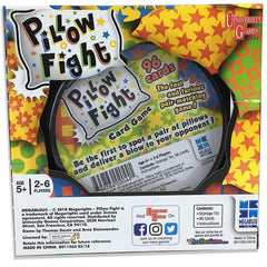 University Games Pillow Fight Travel Card Game – Portable Tin