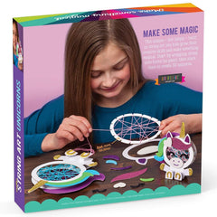 Craft-tastic Stacked String Art Unicorns 3D Kids Craft Kit