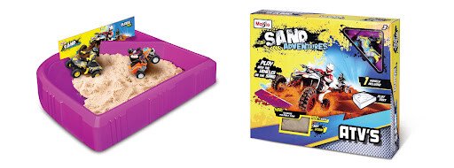 Maisto Sand Adventure ATV Play Set with Moldable Sand & Die-Cast Vehicle