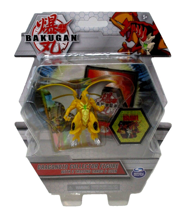 Spin Master Bakugan Gold Dragonoid Collector Figure with Cards & Coin