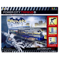 Power City Trains Batman Gotham City Train Set with 4 Trains & Track