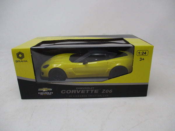 Braha Chevrolet Corvette Z06 Friction-Powered Car 1:24 Scale