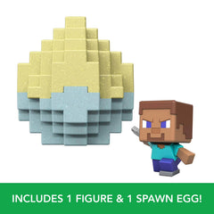 Minecraft Mini Mode Spawn Egg with Surprise Mini Figure 1.5"