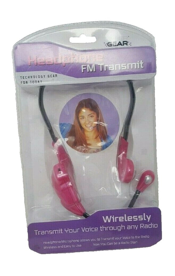 Cyber Gear FM Headphone Transmitter – Pink