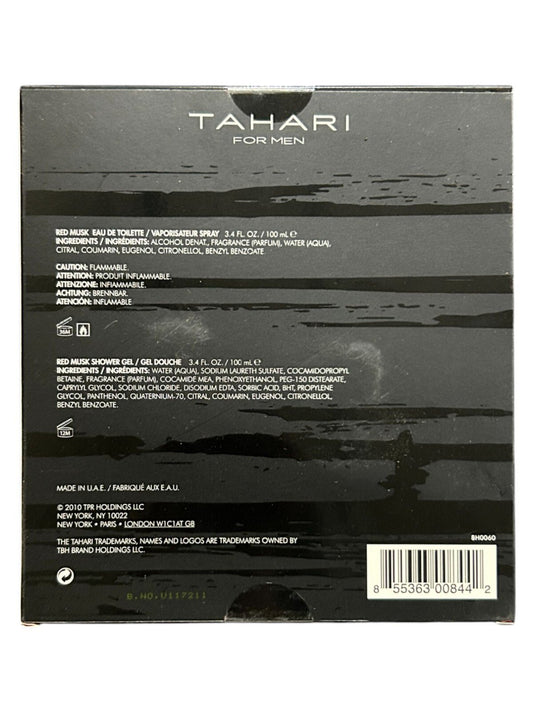 Tahari Red Musk Eau de Toilette Gift Set for Men
