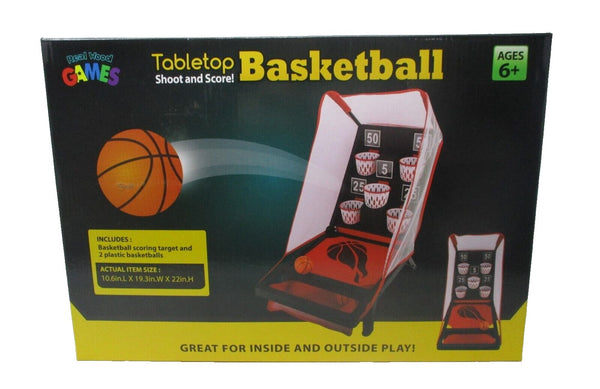 Real Wood Games Tabletop Shoot and Score Basketball Game