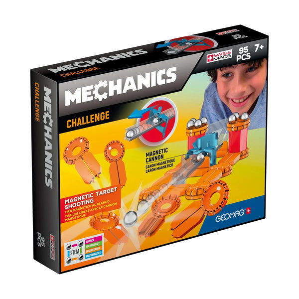 Geomag Mechanics Gravity Challenge Magnetic Building Set, 95 Pieces