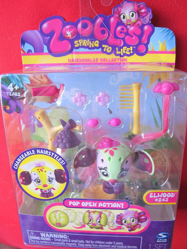 Zoobles Hairdoobles Collection – Elwood Collectible Figure