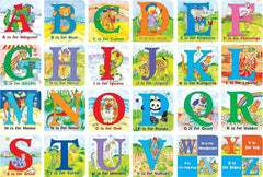 Phoenix International Animal ABCs 24 Mini Board Book Block Set