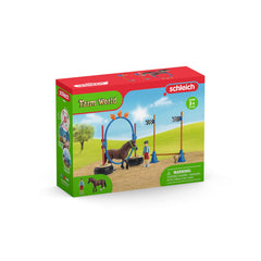 Schleich Farm World Pony Agility Race 22-Piece Playset