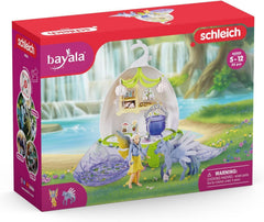 Schleich bayala Fairy Vet Blossom 14-Piece Fantasy Playset