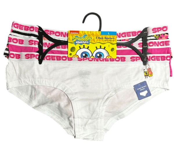 Nickelodeon SpongeBob SquarePants Hipster Underwear 3-Pack – Size L