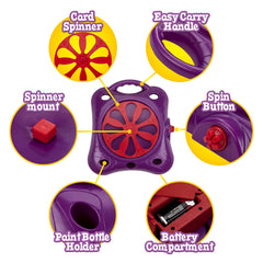 Creative Kids Spin & Paint Art Kit – Spinning Art Machine