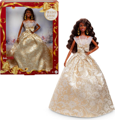 Barbie Happy Holidays 2025 Doll – Sparkling Festive Edition