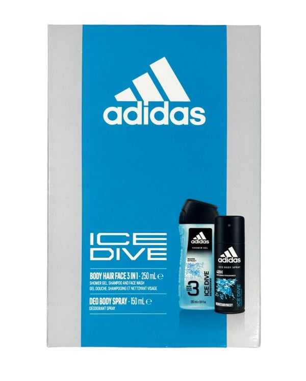 Adidas Ice Dive Shower Gel & Body Spray 2-Piece Set