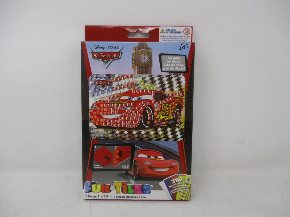 Disney Pixar Cars Fun-Tiles Mosaic Set – 300 Tiles & Jewels