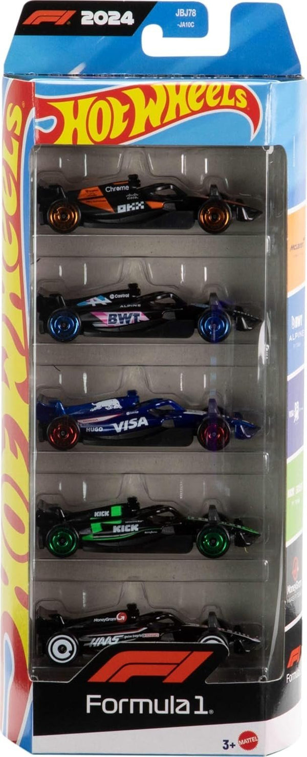 Hot Wheels Formula 1 5-Pack | 1:64 Scale Die-Cast Race Cars