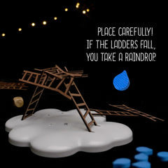 Thames & Kosmos Catch The Moon | Wooden Ladder Stacking Game