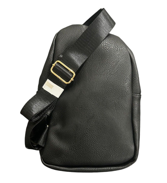 Alba Queen Bee Stripe Sling Backpack – Black
