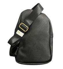 Alba Queen Bee Stripe Sling Backpack – Black