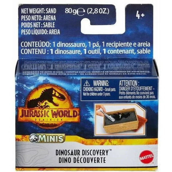 Mattel Jurassic World Dominion Dinosaur Discovery Mini Figure Dig Kit