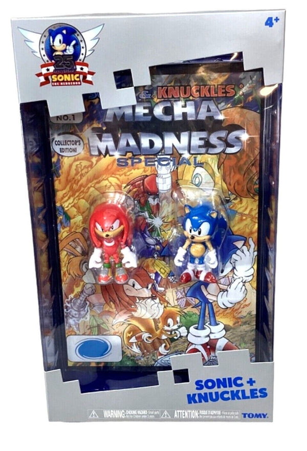 TOMY Sonic & Knuckles Mecha Madness 25th Anniversary Figure Set