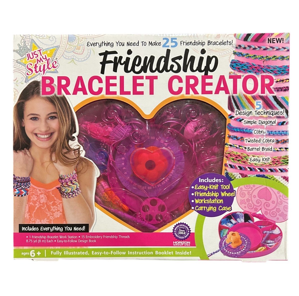 Just My Style 5-in-1 Friendship Bracelet Making Kit