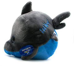 SeaWorld 9" Blue Gray Shark Bubble Zoo Plush Stuffed Animal