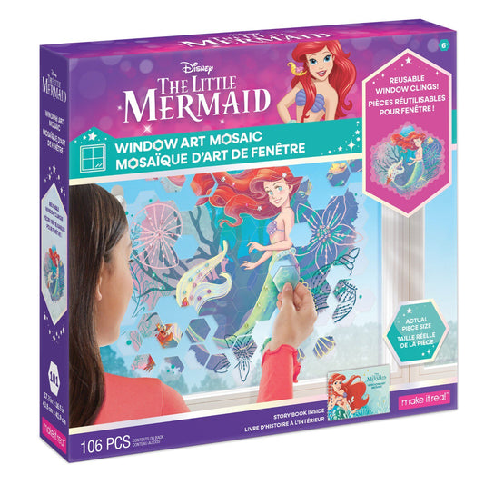 Make It Real Disney Little Mermaid Window Art Mosaic Kit